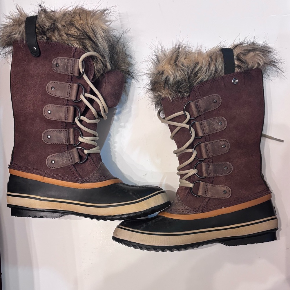 Sorel Cozy Chic Waterproof Duck Boots Faux Fur Winter Snow Boots | Size 9 - Picture 3 of 8